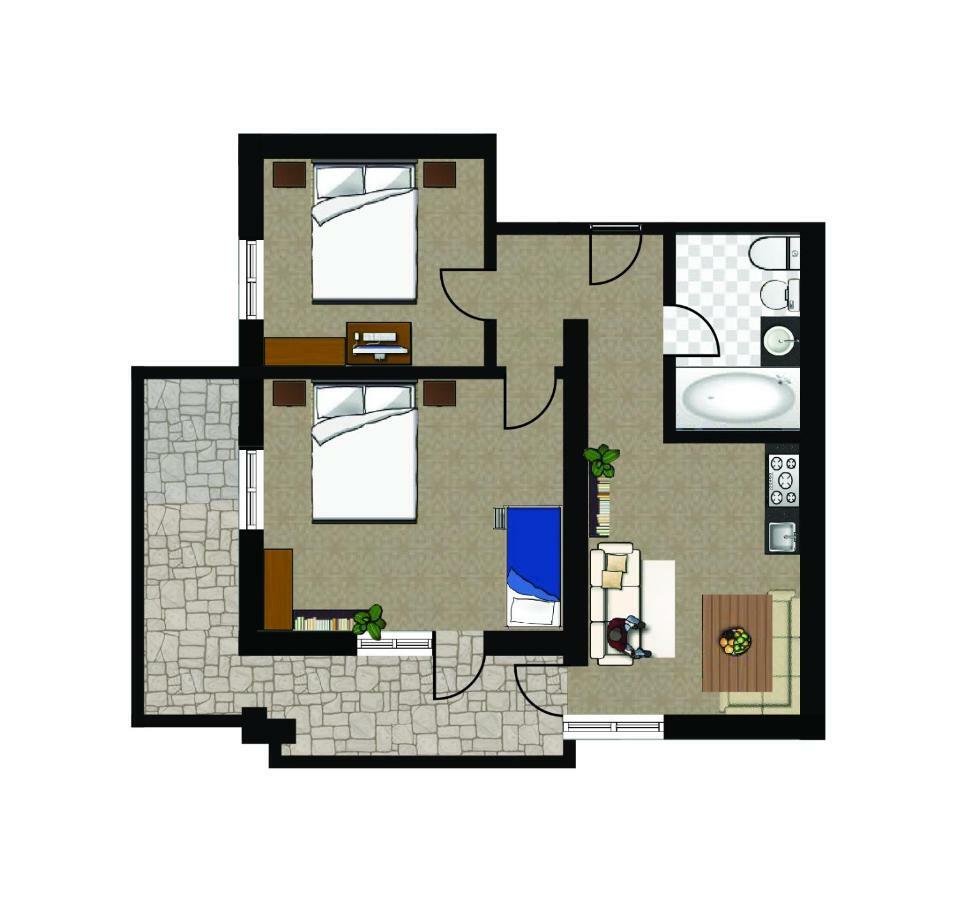 Apartments Fiordalisi โคลฟอสโก ภายนอก รูปภาพ